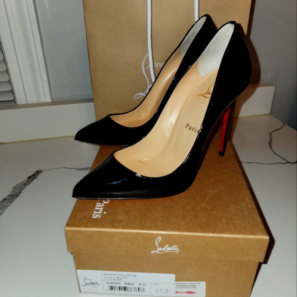 Christian Louboutin Patent Pigalle Black